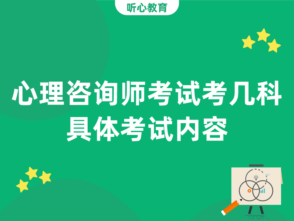 心理咨询师考试考几科？具体考试内容