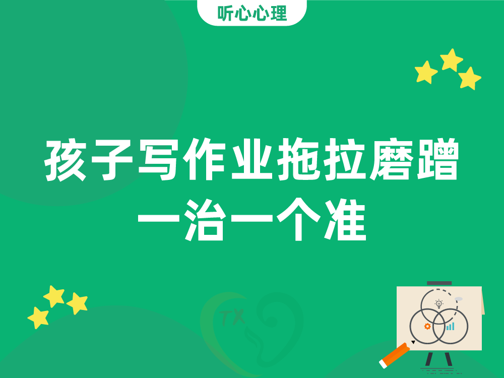 孩子写作业拖拉磨蹭,一治一个准