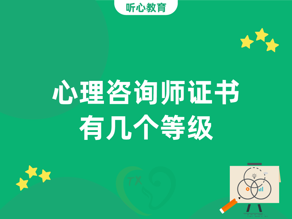 心理咨询师证书有几个等级？